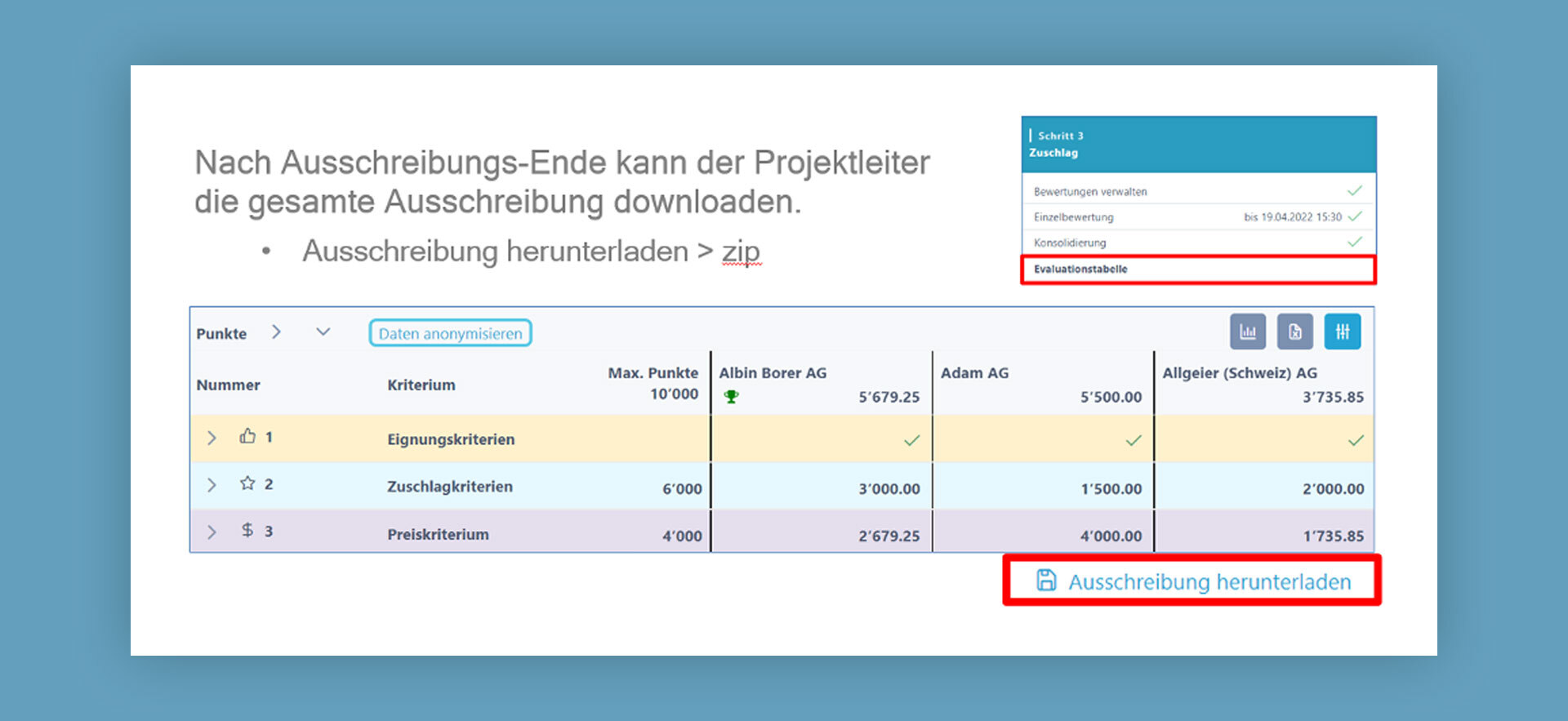 Verfahren mit losen 07